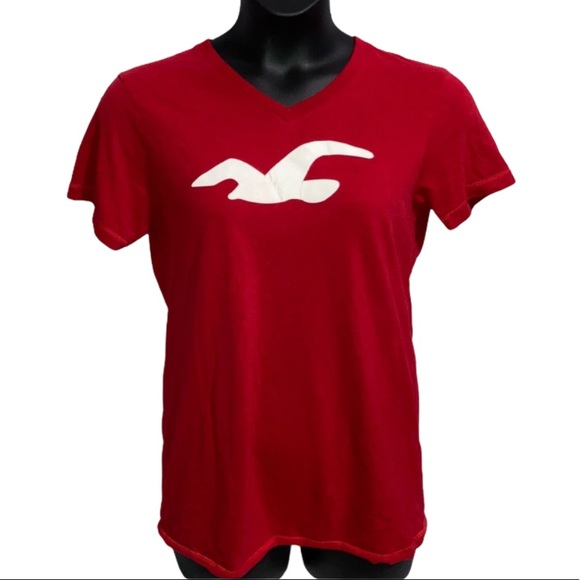 Hollister Tops - Hollister Appliqué logo graphic T-shirt